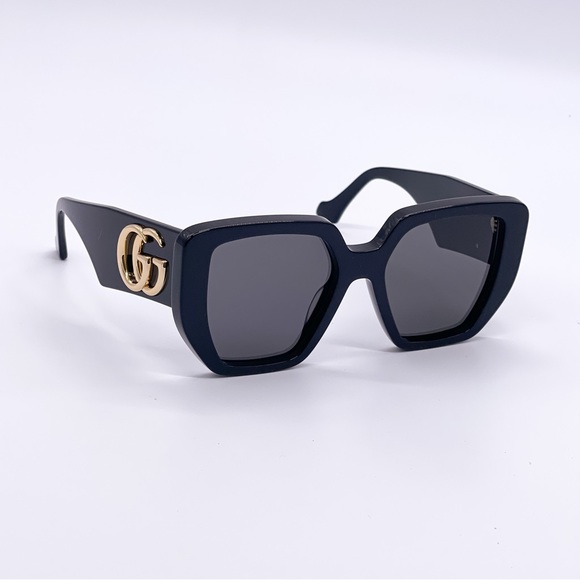 NEW GUCCI WOMEN BLACK SUNGLASSES - Picture 5 of 9